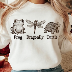 Frog Dragonfly Turtle PNG, Insect lover PNG insects,Womens Subtle Political Humor Frog Dragonfly Turtle png