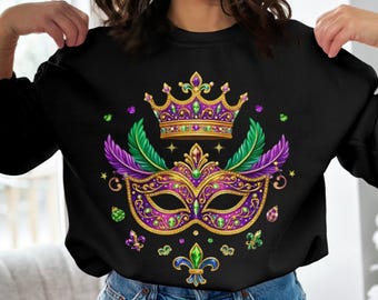 Mardi Gras Png, Mardi Gras Carnival Png, Mardi Gras 2026 Shirt Design, Louisiana Festival New Orleans Carnival, Festive Season, Fat Tuesday