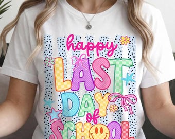 Last Day of School Png, Striped Smiley Face Summer Png, Coquette Bow Schools Out Png, Class of 2026 Graduation, Class of 2026, Senior 2026