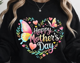 Happy Mothers Day for Women Png, Mom Gifts for Mother's Day Png, Motherhood Png, Blessed Mom Png, Boho Floral Mama Png