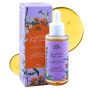 A body oil that hydrates dry skin with its fast-absorbing, non-greasy formula. This 100% natural oil is handmade in small batches in Canada.