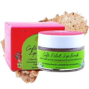 Coffee & Sugar Lip Scrub for Hydration and  Soft, Smooth Lips | 100% Natural, Cruelty-Free, Handmade in Small Batches in Canada | 30g