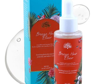 Suero ligero para después del lavado / Suero antifrizz, brillo y peinado / 100 % natural, sin crueldad animal, hecho a mano en Canadá / 50 ml