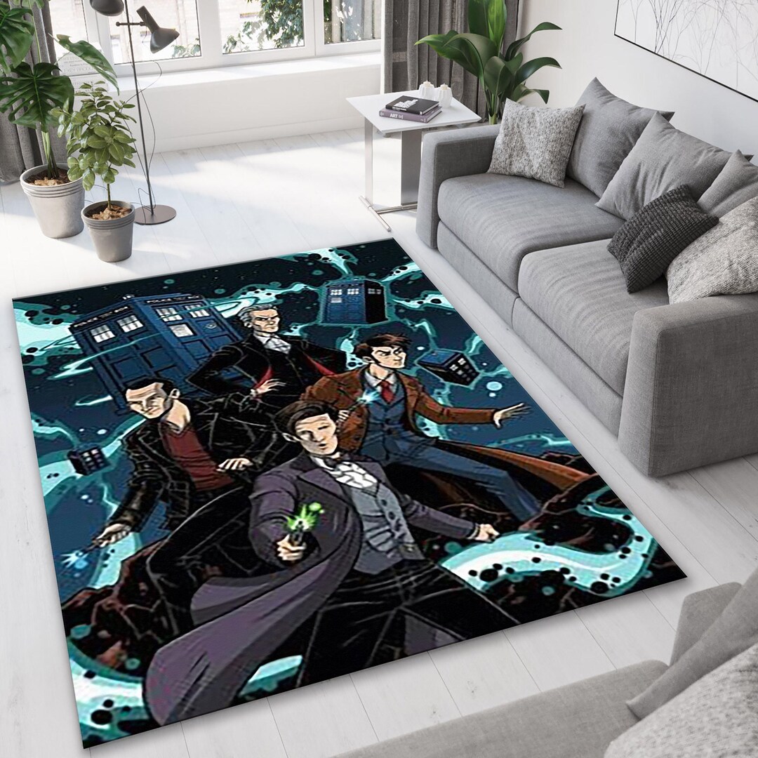 Doctor Who Rugs, Blue Rug, Art Decor Rug,fantastic Rug,area Rug,magic ...