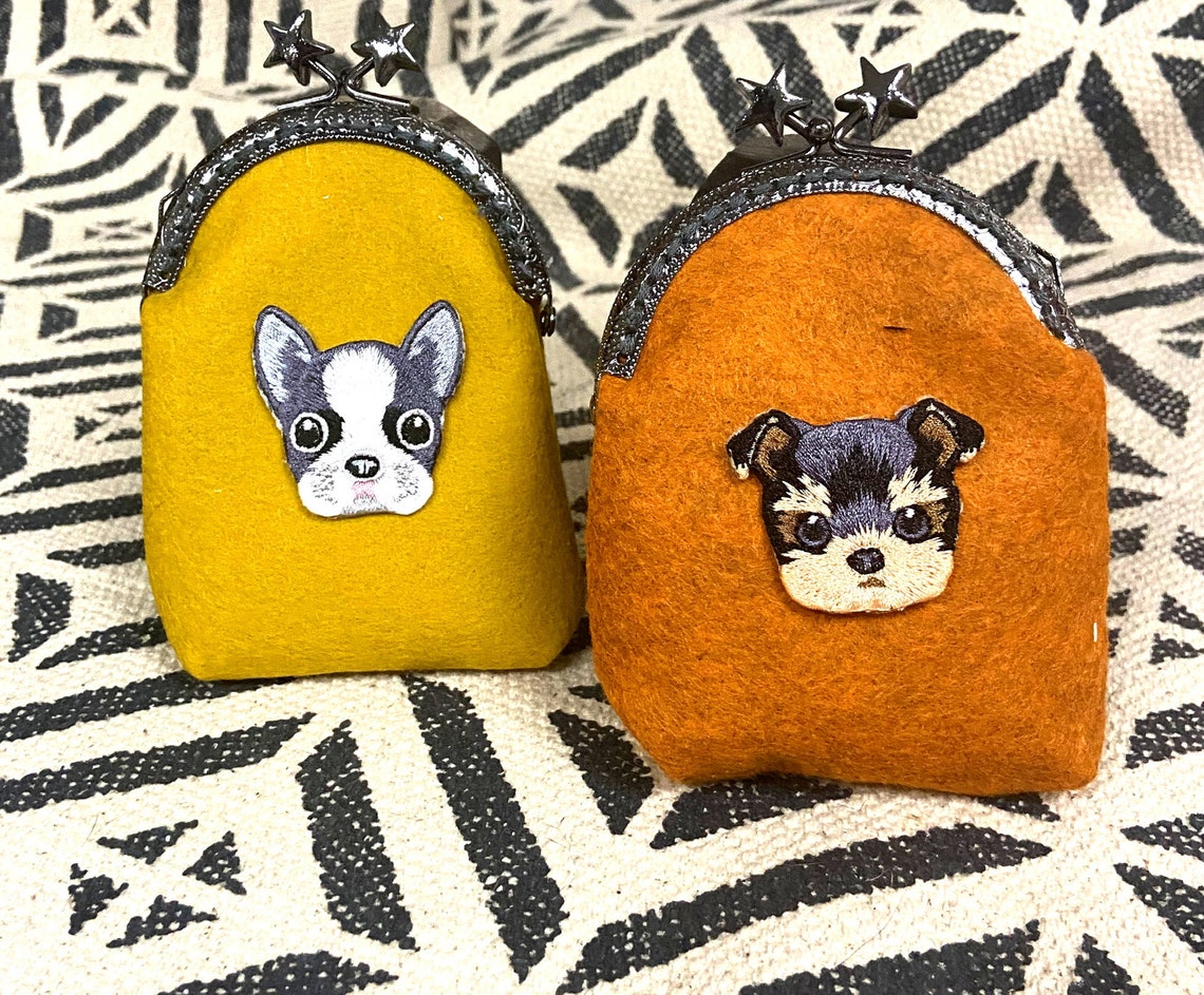 Hand Crafted Coin Purse/ Dog Coin Purse / Gifts for Her / Etsy