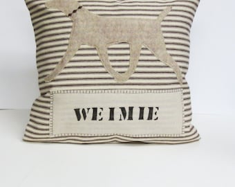 Weimaraner Dog Pillow, Weimaraner Decorative Pillow, Pillow of My Dog, Pet Pillow, Decorative Throw Pillow, Birthday Gift Idea