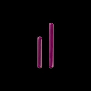 Rounded Ruby Pillar, 3x20mm 3x30mm