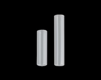 Hollow Quartz Pillar, 6mm x 20mm & 30mm