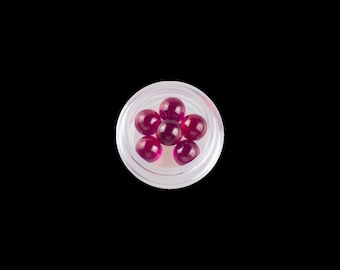 8mm Ruby Pearls Balls: Lab-Grown Corundum Jewelry