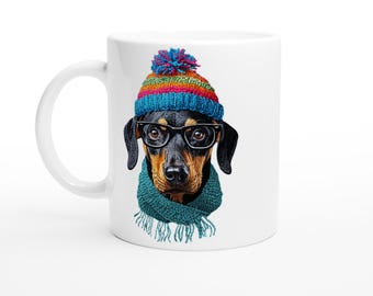 Doberman Pinscher Dog White 11oz Ceramic Mug for Doberman Lovers Everywhere