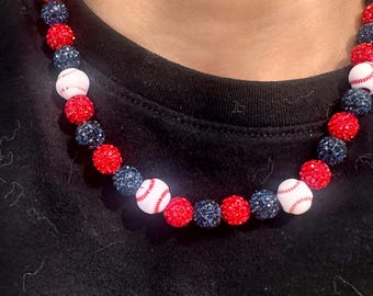 Guardians Inspired Rhinestone Bead Drip Necklace & Bracelet