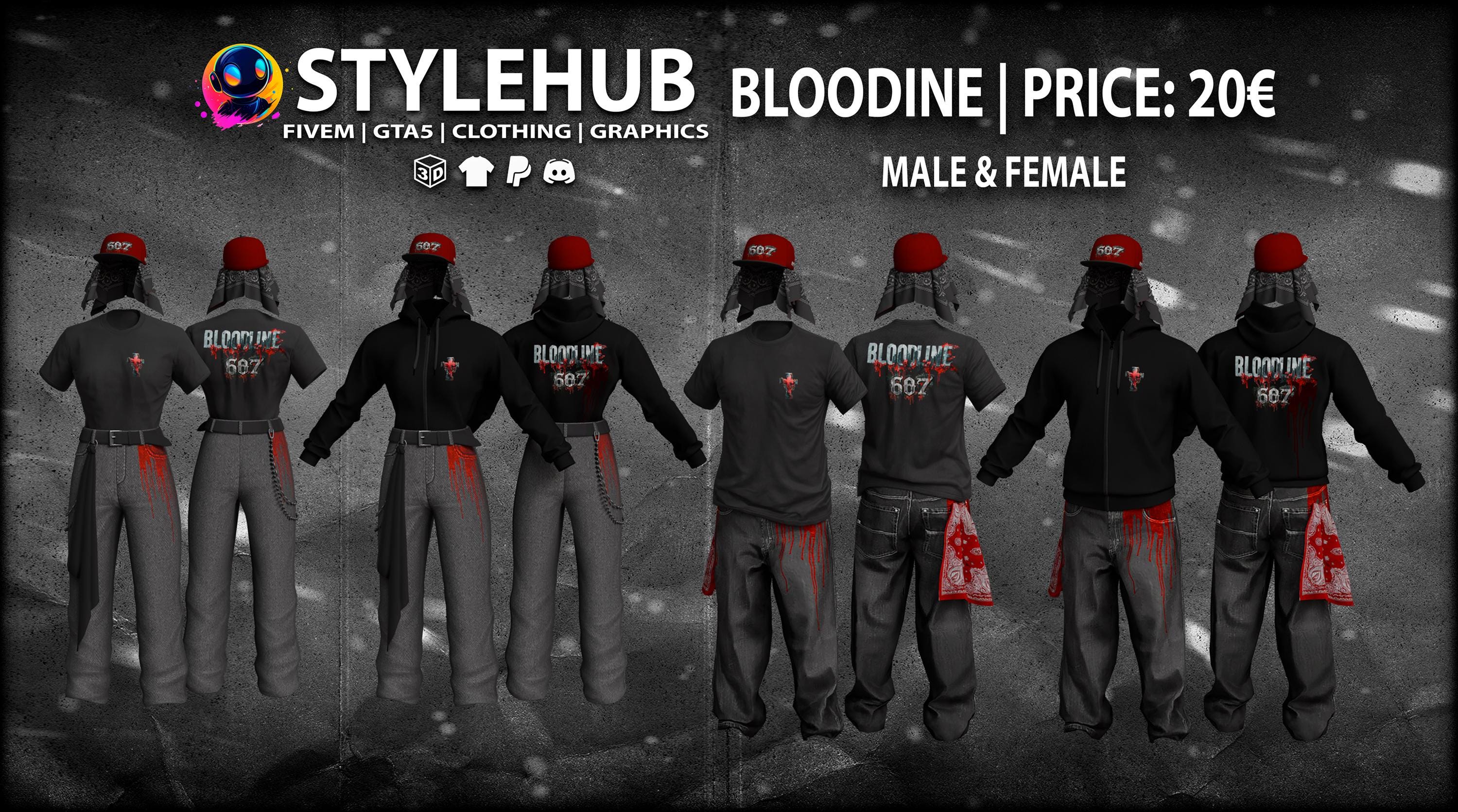 Blood gang fivem - Etsy 日本, image size:3000x1671