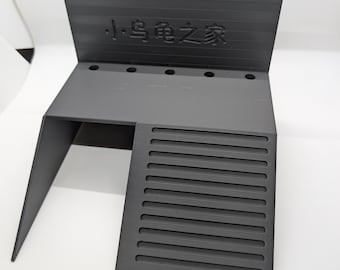 Turtle house with platform for sun bathing. best for small turtles to climb.