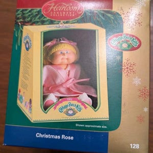 2004 Carlton Cards Cabbage Patch Kids Christmas Rose Heirloom Ornament Boxed