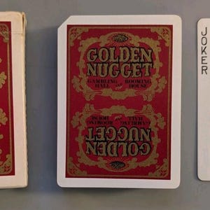 Golden Nugget Playing Cards - Etsy