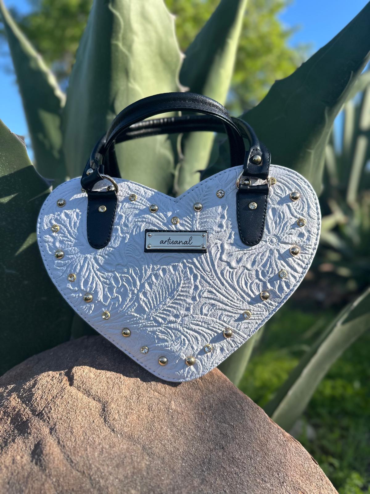 Mexican Leather Heart Purse - Etsy