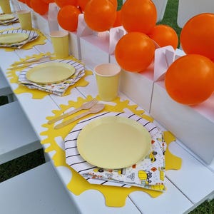 Party Table Setting Package - Construction Theme