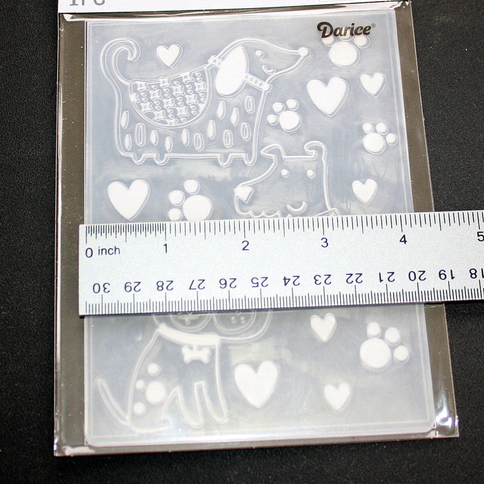 Cute Dogs Embossing Folder Card Making Paper Crafting Etsy