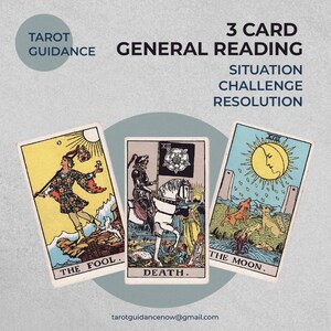 Lectura de tarot de 3 cartas