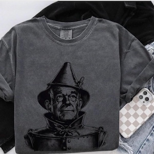 Tin Woodman Oz Character Comfort Colors Cute Halloween Tee Wonderful Wizard of Oz Bookish Shirt Wicked Witch Lion Scarecrow Tinman