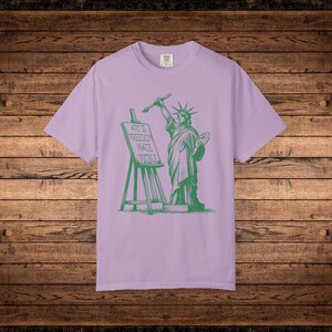 Art Is Freedom Comfort Colors Artist Shirt Art Political Tee Activist Shirt Advocacy Freedom of Speech Shirt Support Art Fund Art Education image 7