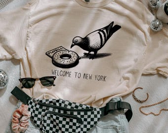 Broadway Shirt Theatre Shirt NYC Trip Shirt Actor Shirt NYC Bagel Shirt NYC Pigeon Shirt Opening Night Gift Drama Club Broadway Fan Shirt