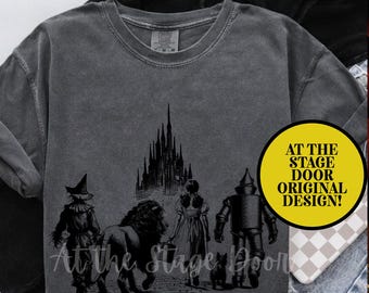 Oz Characters Shirt Comfort Colors Cute Halloween Tee Wonderful Wizard of Oz Bookish Shirt Doroty Gale Wicked Witch Lion Scarecrow Tinman