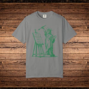 Art Is Freedom Comfort Colors Artist Shirt Art Political Tee Activist Shirt Advocacy Freedom of Speech Shirt Support Art Fund Art Education image 6
