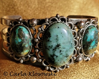 925 Sterling Silver Plated Engagement Jewelry ShantiInternational Original Green Copper Turquoise Bracelet 7.9 925 Sterling Silver Plated Engagement Jewelry ShantiInternational Original Green Copper Turquoise Bracelet 7.9