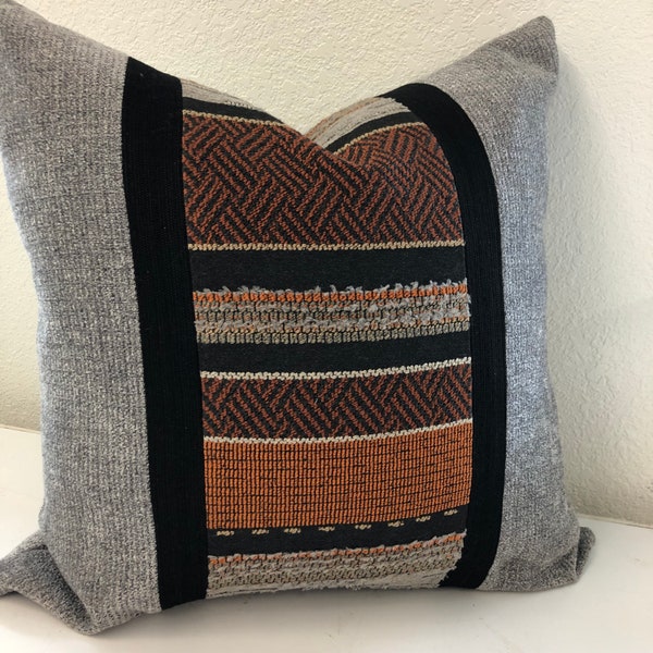 Gray Accent Pillow Etsy