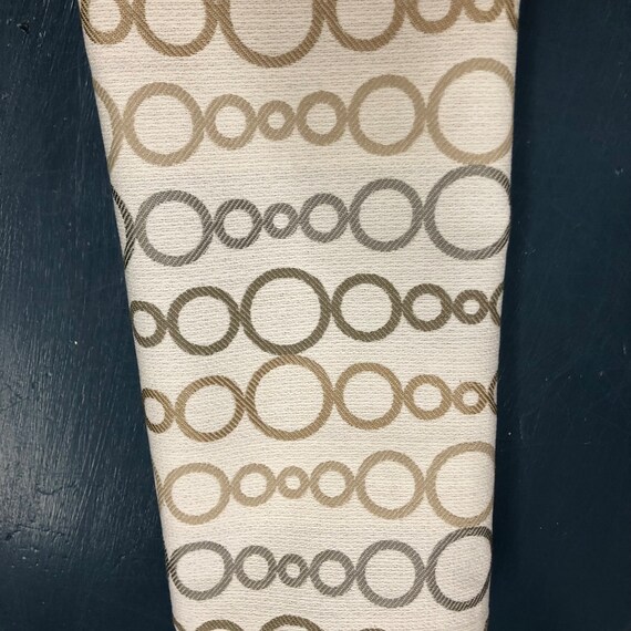 White Gray Beige Tan Abstract Table Runner Rows of Circles 19 - Etsy