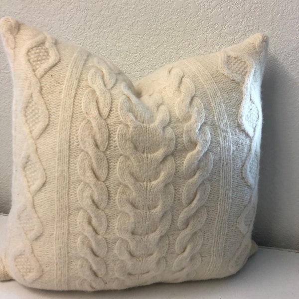 Cable Knit Throw Etsy