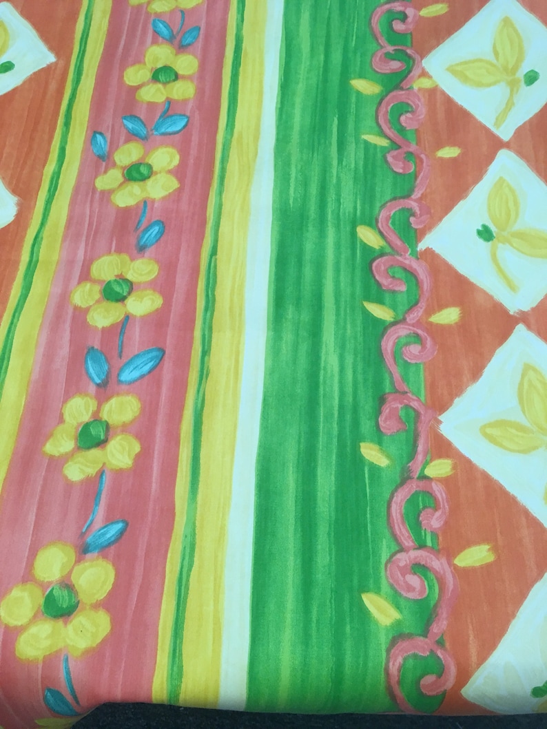 orange pink blue square tablecloth cotton 53 inch overlay kitchen cloth patio decor Tablecloth vibrant yellow