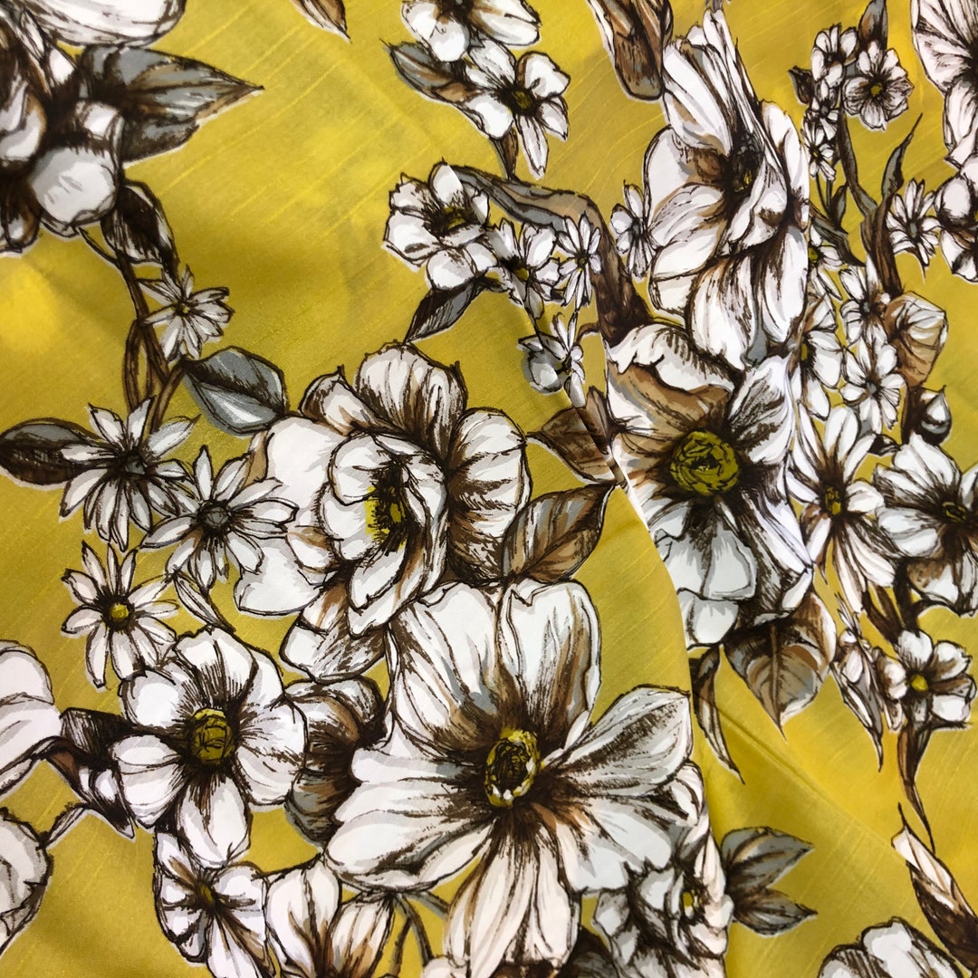 Vintage Fabric By The Yard Jim Thompson Silk 2 5 Yards By 45 Inches 