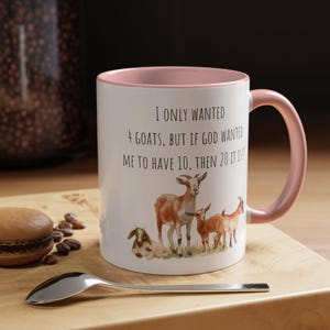 Goat Lover&#39;s Coffee Mug, Funny Animal Mug, Farmhouse Decor, Gift for Goat Owners, Unique Animal Lover Gift