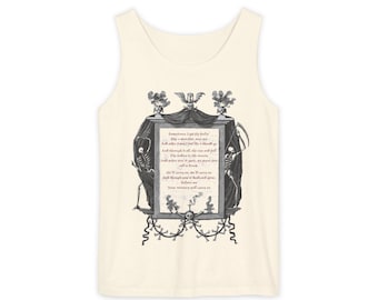 My Chemical Romance Welcome to the Black Parade Carry On vintage Emo graphic Unisex Garment-Dyed Tank Top