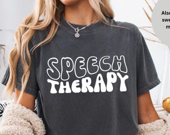 Logopädie Shirt SLP Shirt, Comfort Colors®, Logopäde Shirt, Logopäde, Pathologen Shirt, Geschenk