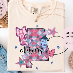 Benutzerdefinierte Zip Code Shirt, Comfort Colors® Personalisierte Stadt & Zustand T-Shirt, Retro Heimatstadt Shirt, Benutzerdefinierte Lage Shirt für Frauen