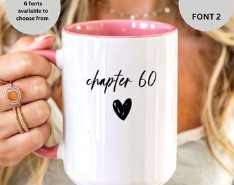 60th Birthday Gift for Woman, Personalised Gift for Grandma, Gift for Mum, Custom Name Gift, Sixtieth Birthday Mug, Sixty Coffee Cup