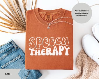 Logopädie Shirt SLP Shirt, Comfort Colors®, Logopäde Shirt, Logopäde, Pathologen Shirt, Geschenk