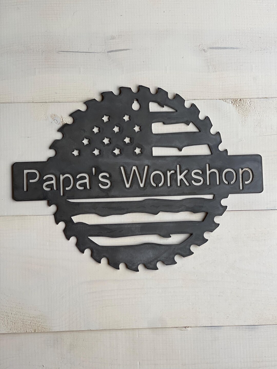 Dad's, Grandpa's or Papa's Workshop Sign - 18