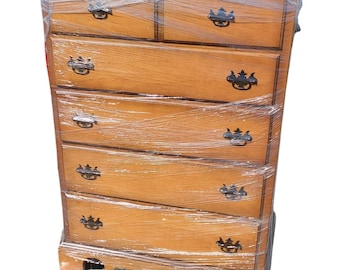 Vintage 1970 Maple Dresser