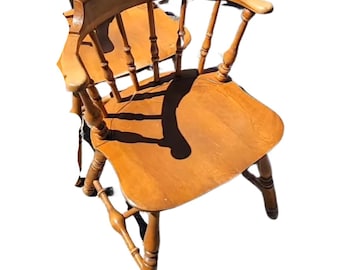 Nichols and Stone Nutmeg Maple Early American Game / Dining Chair