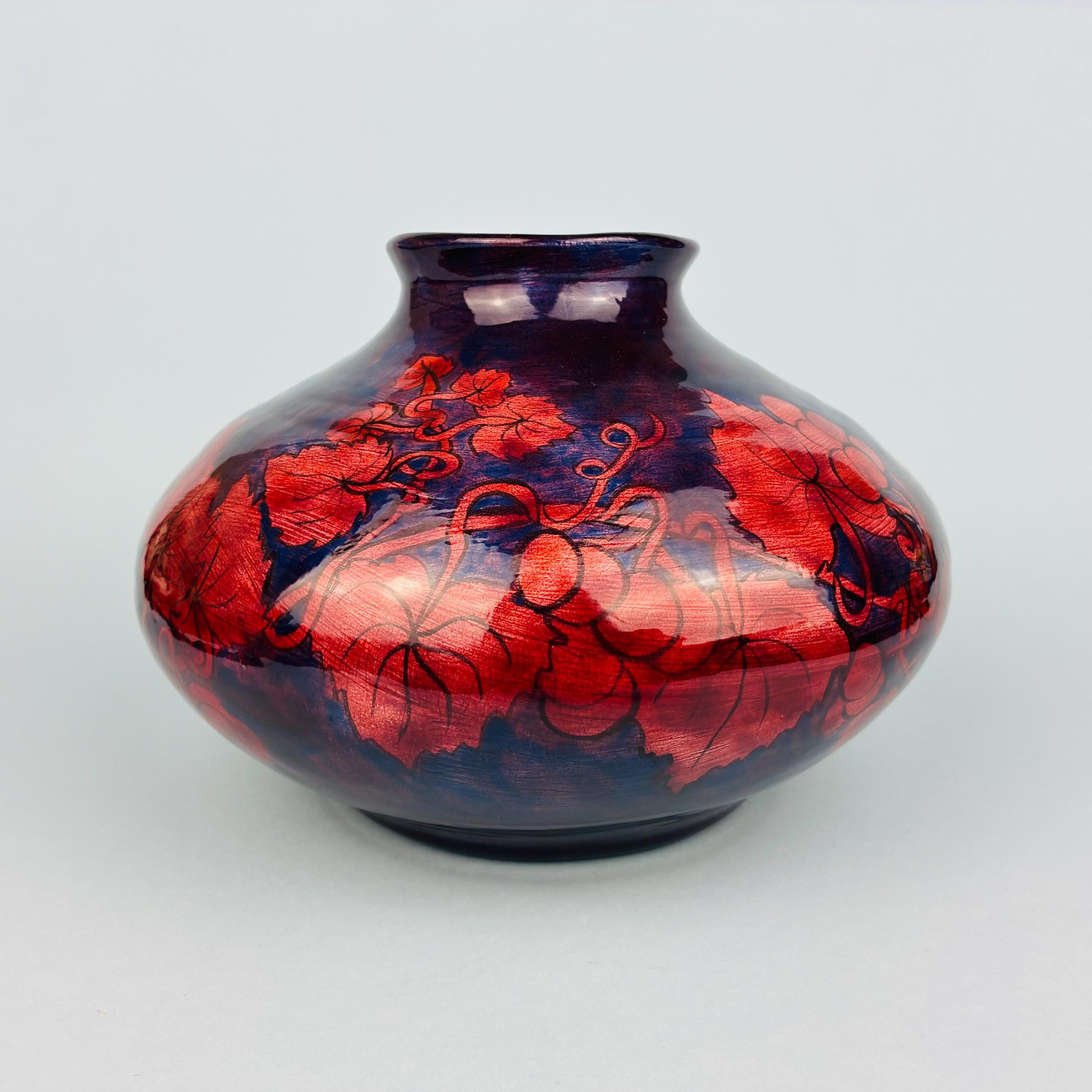 Moorcroft style vase - Etsy 日本