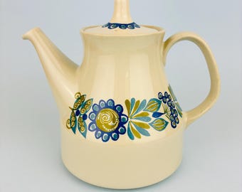 Vintage MCM Figgjo Turi Design Tor Viking 1 Litre Teapot - Norway c1973-83