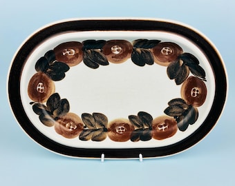 Vintage MCM Arabia Rosmarin Serving Platter 36cm - Made in Finland c1962-76