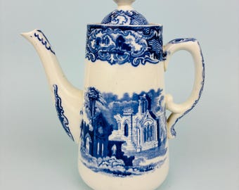 Cafetière vintage George Jones & Sons Abbey 500 ml - Fabriquée en Angleterre vers 1920