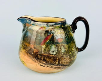 ヴィンテージ ロイヤルドルトン イングリッシュコテージ ジャグ クリーマー - イギリス D4390 1920年代頃 7cm