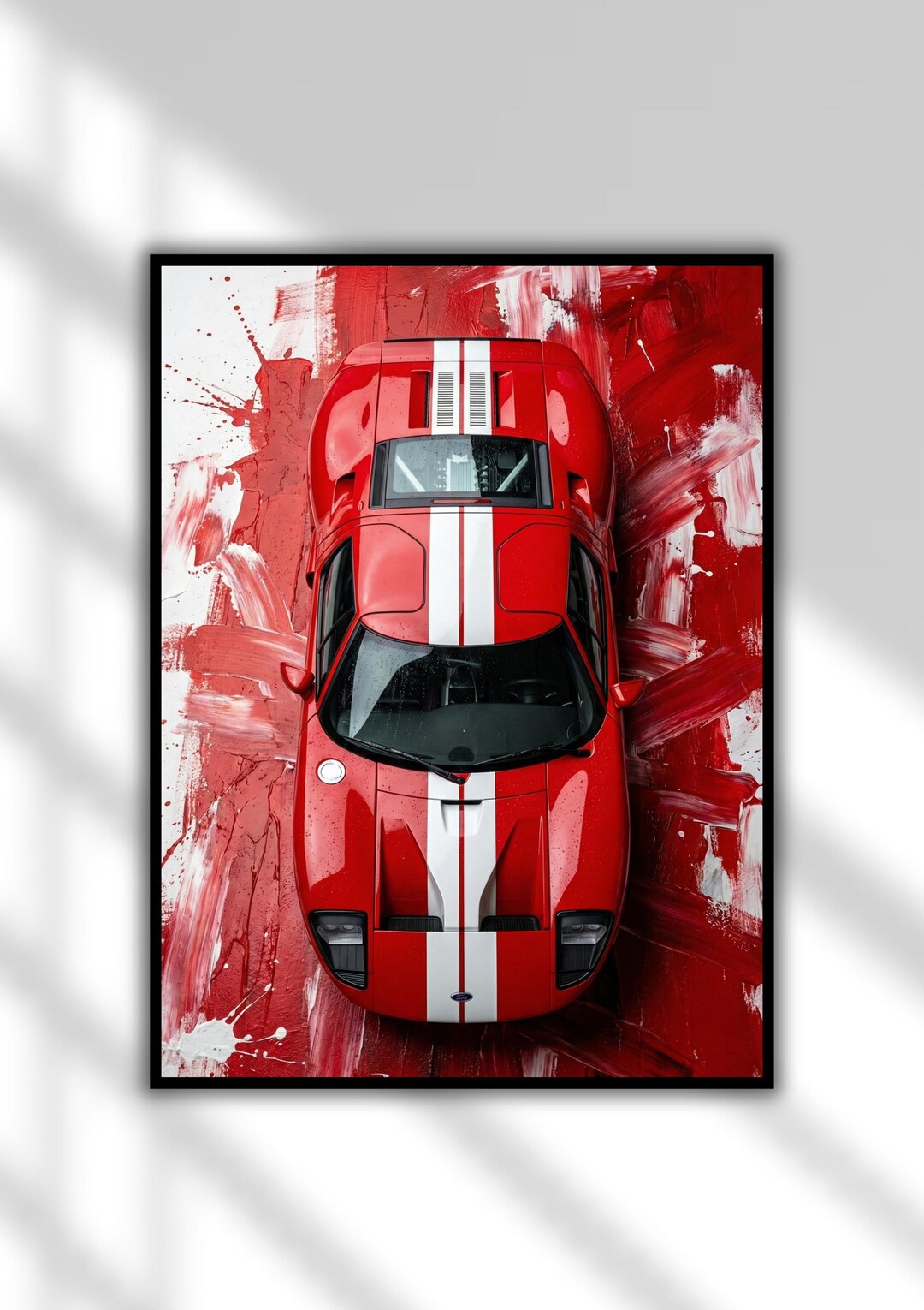 Ford GT Car Poster | Digital Download - Etsy
