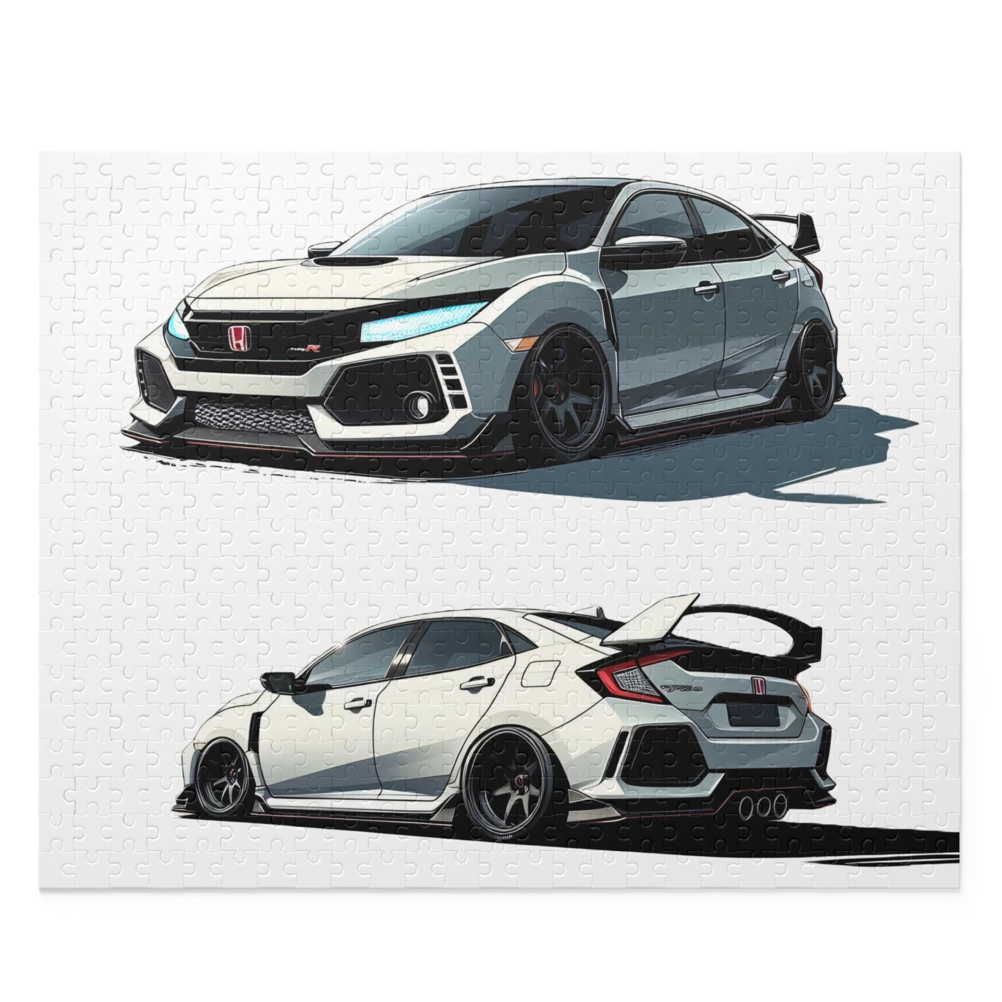 Cartoon Art for Honda CIVIC Type R FK8, Puzzle (120, 252
